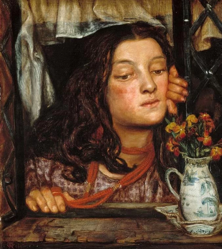 Ragazza in un reticolo - Fitzwilliam Museum, Cambridge